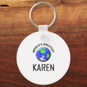 Porte-clés Karen la plus grande du monde (Recto)