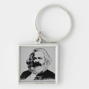 Porte-clés Karl Marx - carré