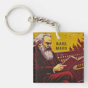 Porte-clés Karl Marx (Fondateur du marxisme) cadeau