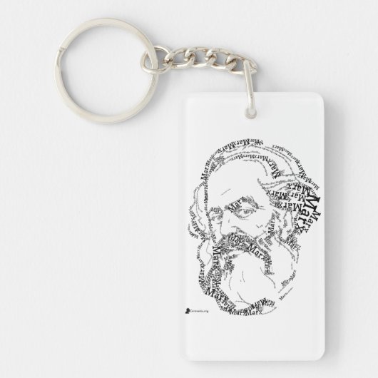Porte-clés Karl Marx Porte - clé (Devant)