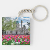 Porte-clés Karlskirche à Vienne, Autriche (Dos)