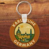 Porte-clés Karlsruhe German Urban Emblem (Verso)