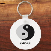 Porte-clés Karma Ying Yang (Recto)