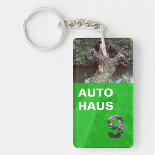 Porte-clés Kartenhaus | Ungewöhnliche Geschäftsausstattung (Devant)