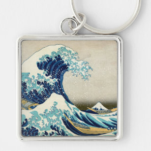 Porte-clés Katsushika Hokusai - La Grande vague au large de K