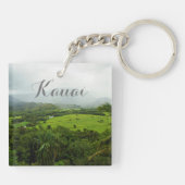 Porte-clés Kauai, Hawaï Landscape Scene (Dos)