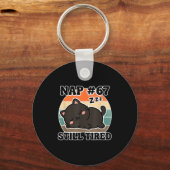 Porte-clés Kawaii Anime Cat Nap 67 Quote 6 7 Meme Graphic Tee (Recto)