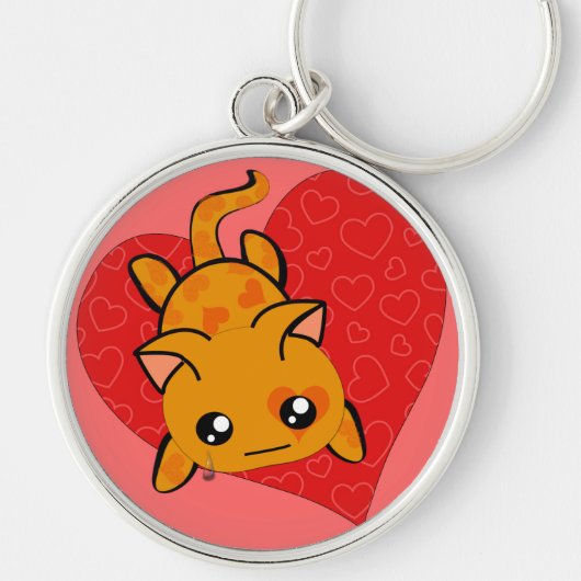 Porte-clés Kawaii Anime Kitty (Devant)