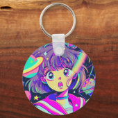 Porte-clés Kawaii Anime Porte - clé fille (Recto)
