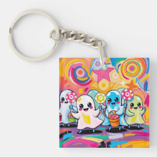 Porte-clés Kawaii Candy Parade Carton coloré mignon