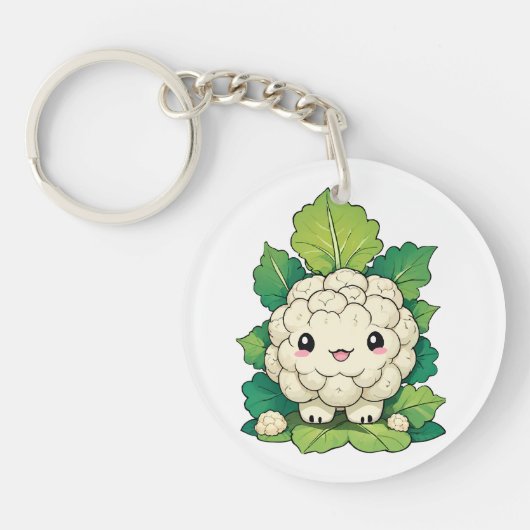 Porte-clés Kawaii Chou-fleur (Devant)