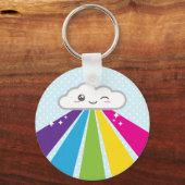 Porte-clés Kawaii Cloud et Rainbow Porte - clé (Recto)