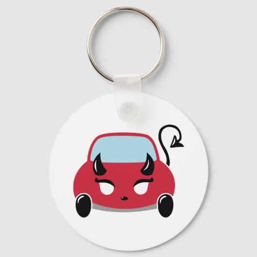 Porte-clés Kawaii Devil Car (Recto)