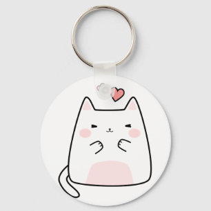 Porte-clés Kawaii Kitten Hearts