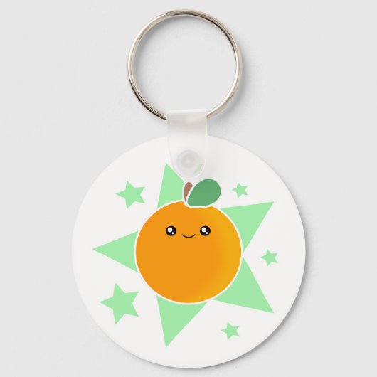 Porte-clés Kawaii Orange Porte - clé (Recto)