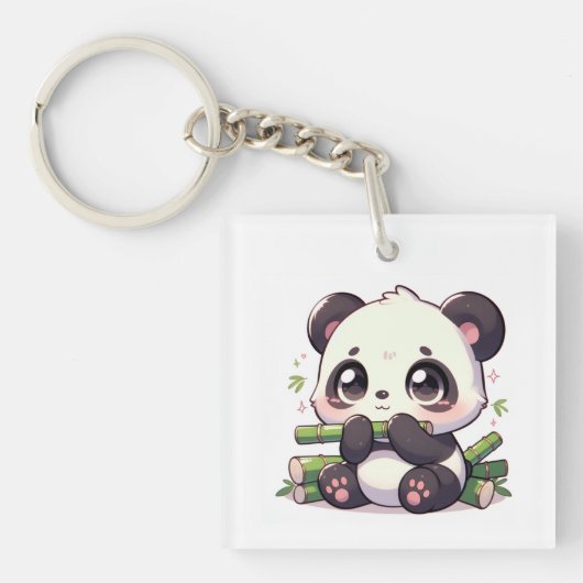 Porte-clés Kawaii Panda keychain (Devant)