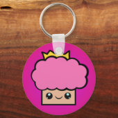 Porte-clés Kawaii Princesse Cupcake (Recto)