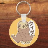 Porte-clés Kawaii Sloth (Recto)