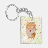 Porte-clés Kawaii Smiling Cartoon Style Shiba Inu (Devant gauche)