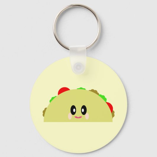 PORTE-CLÉS KAWAII TACO CUTE PORTE - CLÉ (Recto)