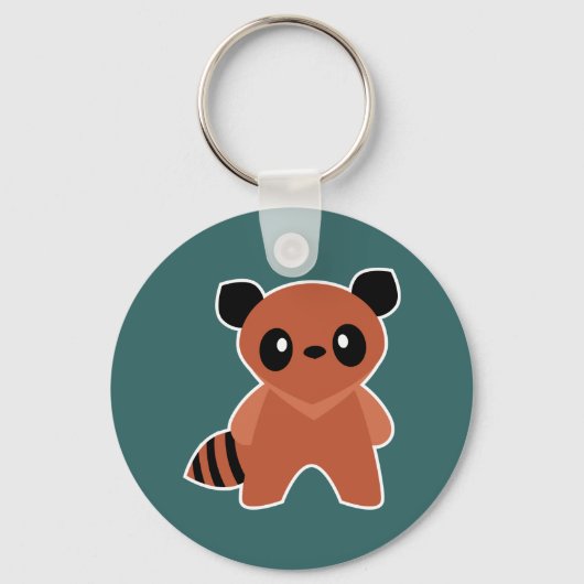 Porte-clés Kawaii Tanuki (Recto)