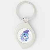 Porte-clés Kawaii Wizard Whale Potion Science Design (Devant)