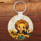 Porte-clés Kawaii Zodiaque Neos Lion (Recto)