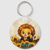 Porte-clés Kawaii Zodiaque Neos Lion (Verso)