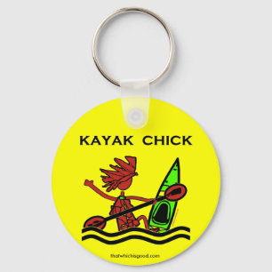 Porte-clés Kayak Chick Designs & Things