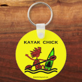 Porte-clés Kayak Chick Designs & Things (Recto)