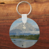 Porte-clés Kayak dans le Parc national de Grand Teton (Recto)