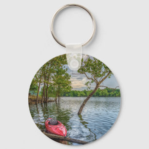 Porte-clés Kayak Flottant Sur Le Lac Table Rock