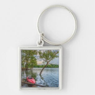 Porte-clés Kayak Flottant Sur Le Lac Table Rock