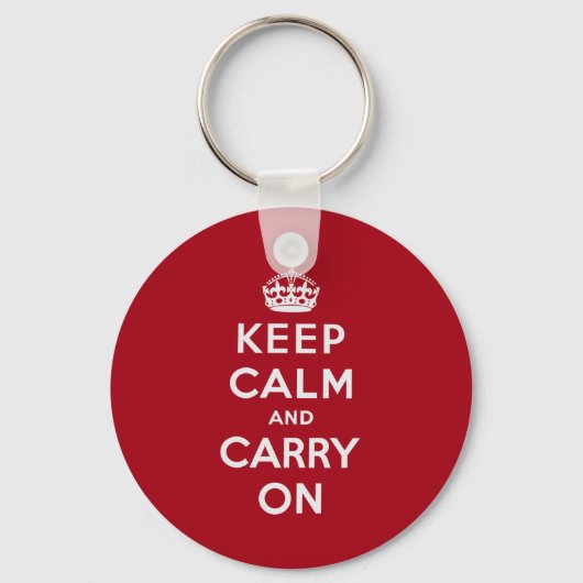 Porte-clés Keep Calm and Carry (Recto)