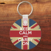 Porte-clés Keep Calm and Carry (Recto)