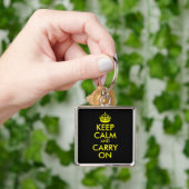 Porte-clés Keep Calm and Carry On (main)