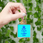 Porte-clés Keep Calm and Carry On (main)