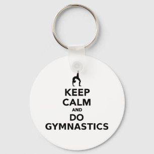Porte-clés Keep calm and do Gymnastics