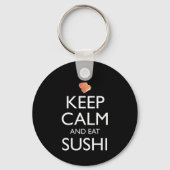 Porte-clés Keep Calm And Eat Sushi (Recto)