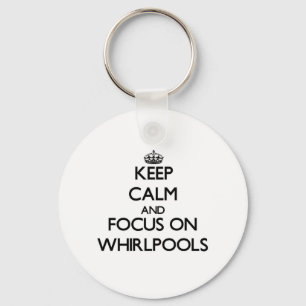 Porte-clés Keep Calm and focus on Whirlpools