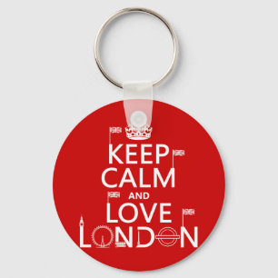 Porte-clés Keep Calm and Love London