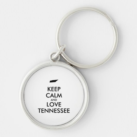 Porte-clés KEEP CALM et LOVE TENNESSEE (Devant)