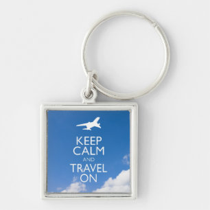 PORTE-CLÉS KEEP CALM ET TRAVEL