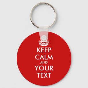 Porte-clés Keep calm Modèle personnalisable