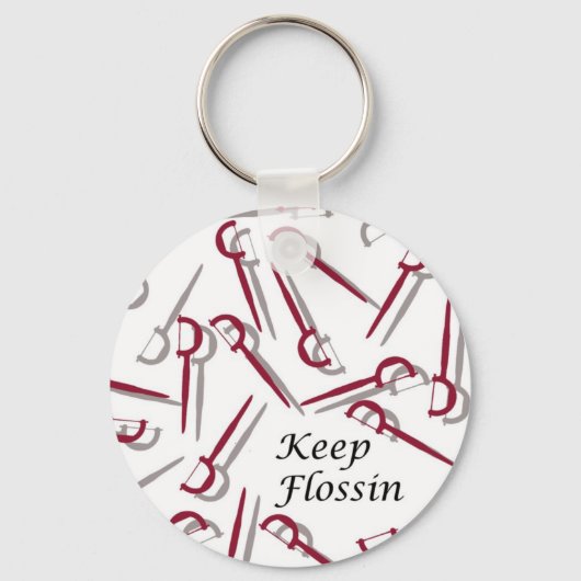 Porte-clés Keep Flossin par Matt Landon (Recto)