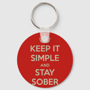 Porte-clés Keep It Simple and Stay Stober