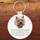 Porte-clés Keepsaké Cairn Terrier - Homme (Recto)