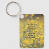 Porte-clés Keepsake Memorial Photo Barn Owl Bird (Recto)