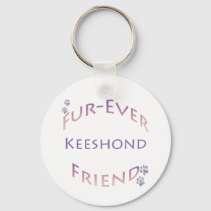 Porte-clés Keeshond Furever