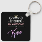 Porte-clés Keira Bien sûr Je suis un nom génial (Dos)